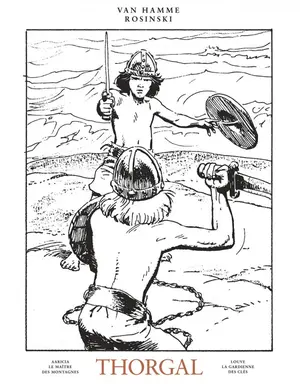 Thorgal black and white no3